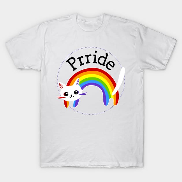 Pride meow T-Shirt by shesarebell